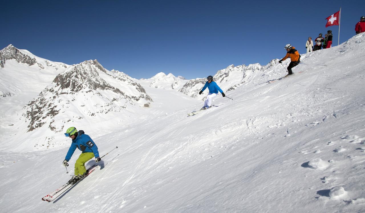 Appartmenthaus Bergfreund Fiesch Eksteriør billede